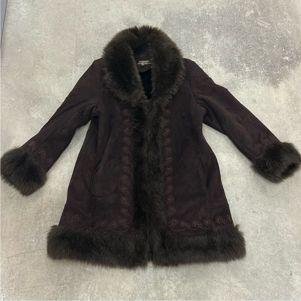 Vintage embroidered Penny lane coat